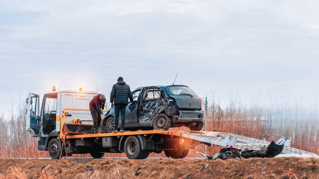 Professional holden wreckers melbourne salvage truck