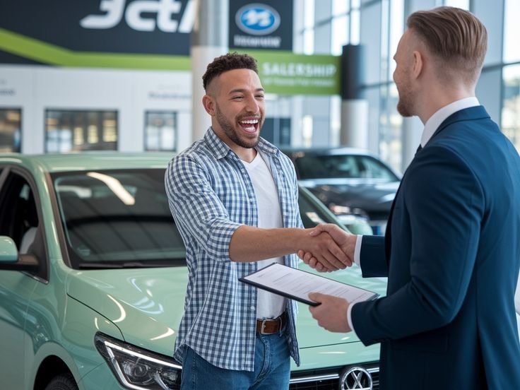 Dealership negotiation showing how to get a good trade-in price
