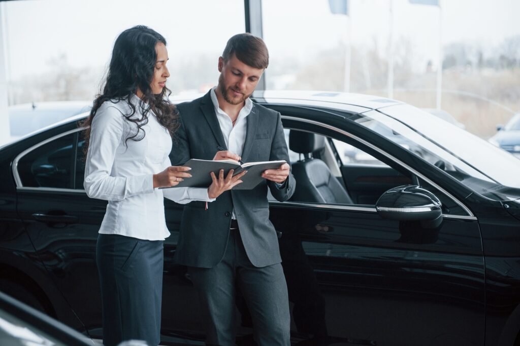 Professional auto appraiser calculating true car market value accurately