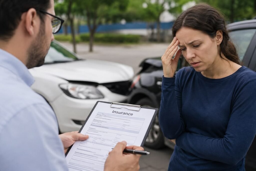 Professional auto buyer handling paperwork to sell car after death safely